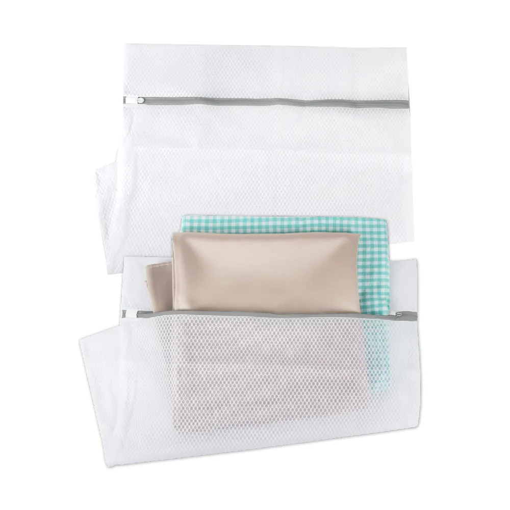 【AXIS 艾克思】蜂窩密網型加厚洗衣袋加大號60x60公分_3入(蜂網織法) 