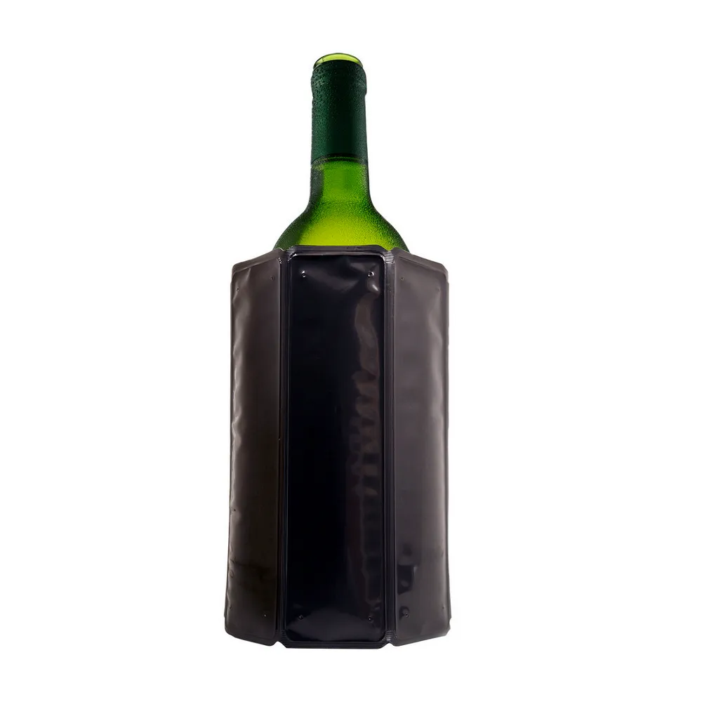 【VACU VIN】荷蘭 軟性保冷冰桶 黑1L / 冰酒桶 冰鎮桶 保冰桶