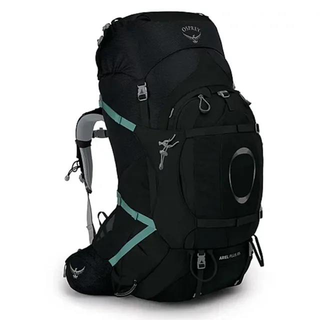 【Osprey】雙11 輕量登山背包 Ariel Plus 85L 女 黑 10002905 M/L 縱走專用