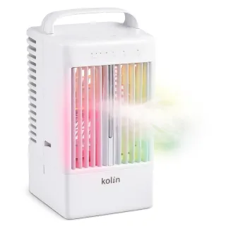 【Kolin 歌林】USB炫彩擺頭霧化水冷扇KF-LNA03水冷扇風扇桌扇(超涼細霧 3.2m/s超遠風距)