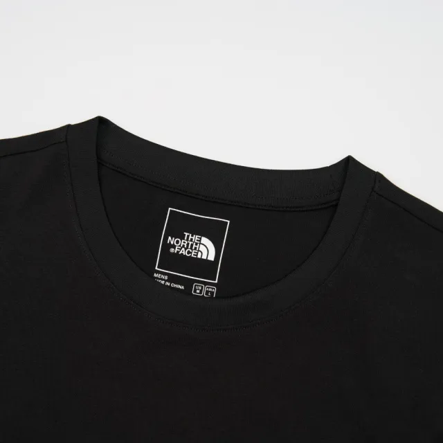 【The North Face】北面男款黑色FLASHDRY速乾短袖T恤｜8G7UJK3 排汗衫