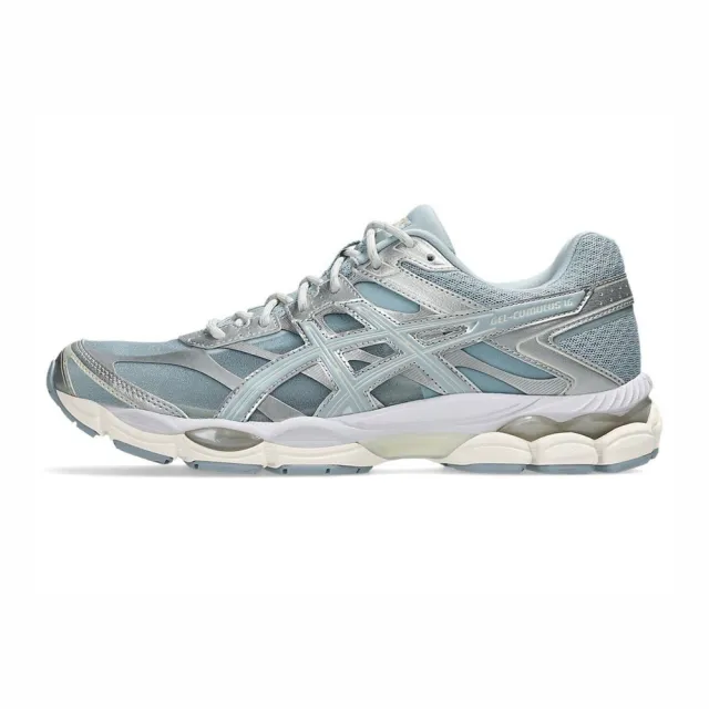 【asics 亞瑟士】GEL-Cumulus 16 女 休閒鞋 復古 流行 水藍 銀(1203B218-400)
