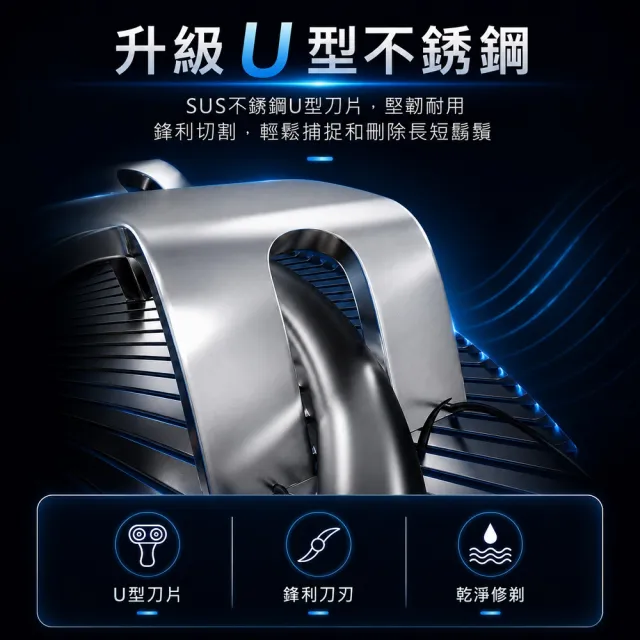 【SAMPO 聲寶】4D水洗三刀頭電動刮鬍刀/電鬍刀(EA-Z2132WL)