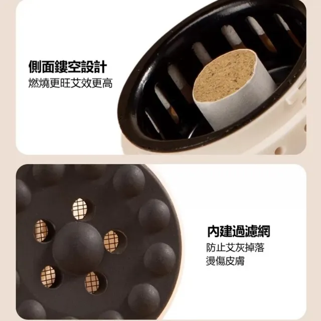 【ANTIAN】桃花灸砭石艾灸棒 電動艾灸拔罐儀 智能滾磁珠拔罐按摩儀 吸罐艾灸器