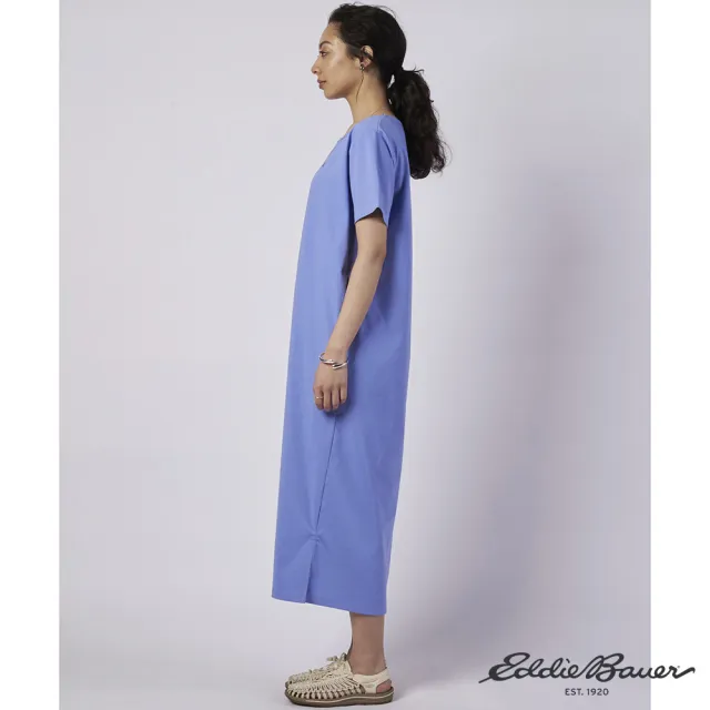 【Eddie Bauer】JAPAN EDITION 女性休閒運動洋裝 藍色 E-5DRA-1804