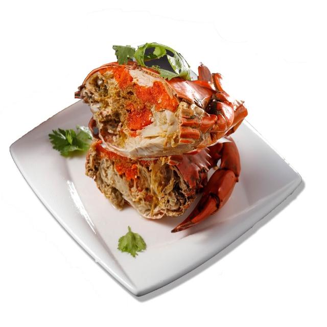 【華得水產】熟凍爆蛋紅蟳4隻組(170-190g/隻)