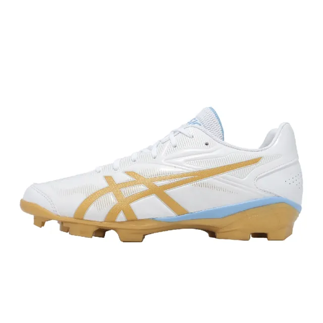 【asics 亞瑟士】棒壘球鞋 Star Shine 3 男鞋 女鞋 白 皮革 輕量 入門款 運動鞋 1123A033104