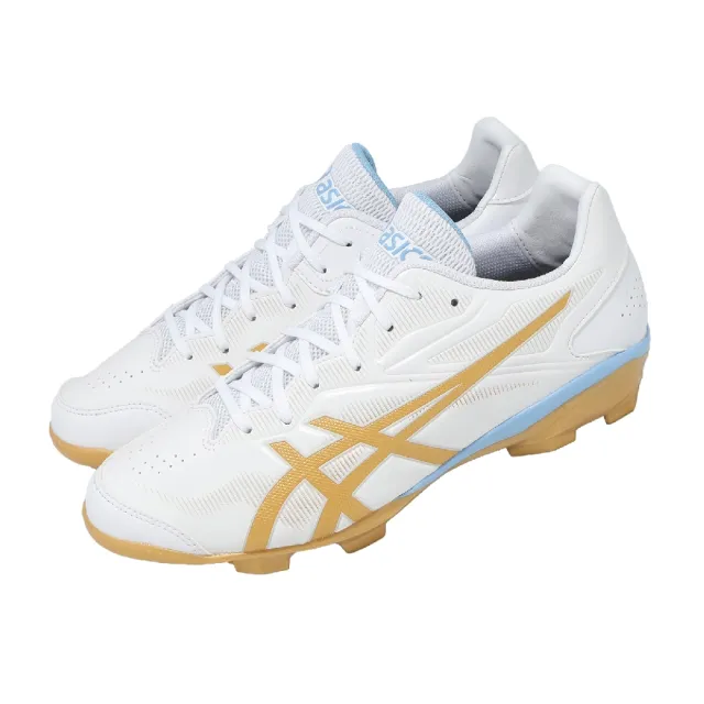 【asics 亞瑟士】棒壘球鞋 Star Shine 3 男鞋 女鞋 白 皮革 輕量 入門款 運動鞋 1123A033104