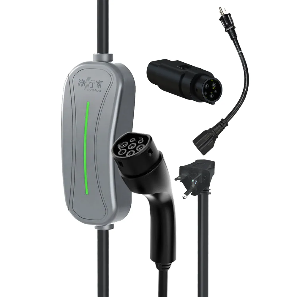 EVOLUX 綠行家】歐規LTA06F 便攜式電動車充電器旅充Type2 16A 充電樁