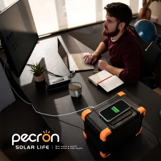 【Pecron】性能小鋼炮行動電站+收納袋 1200W/614Wh E600LFP 行動電源 車宿露營儲能 磷酸鐵鋰 防災備電