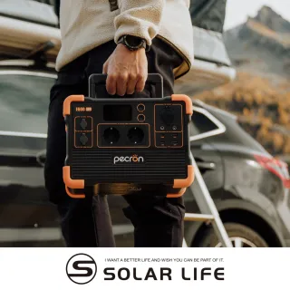 【Pecron】性能小鋼炮行動電站 1200W/614Wh E600LFP 行動電源 車宿露營儲能 大功率磷酸鐵鋰 防災備電