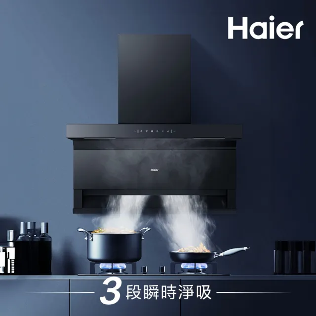 【Haier 海爾】頂側雙吸排油煙機CT3 (HR-RHB-CT3 基本安裝)