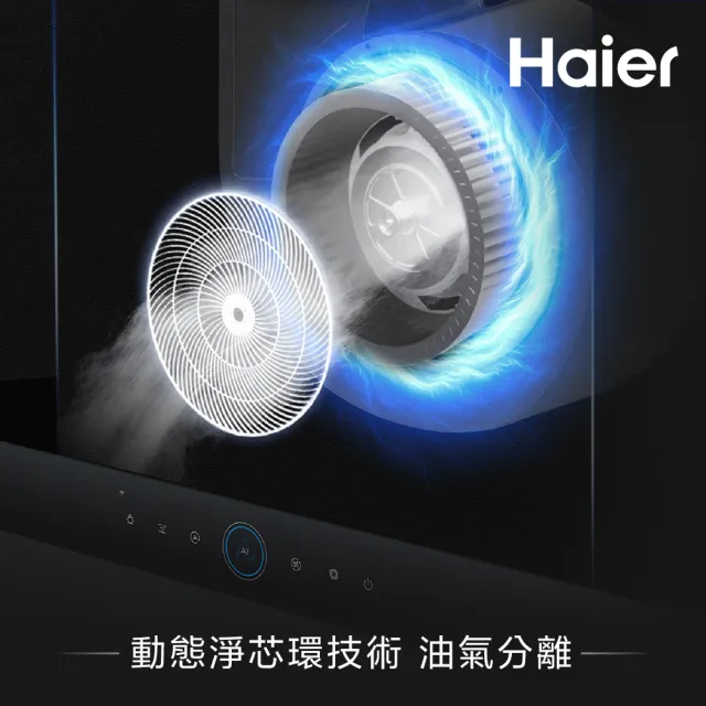 【Haier 海爾】頂側雙吸排油煙機CT3 (HR-RHB-CT3 基本安裝)