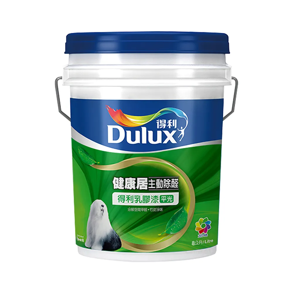 【得利】電腦調色《莫蘭迪色系》健康居除甲醛乳膠漆A-991K（8公升裝）(內牆漆)