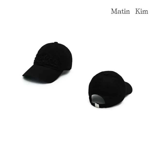 【MATIN KIM】官方旗艦 粗裁LOGO布貼棒球帽(多款任選)