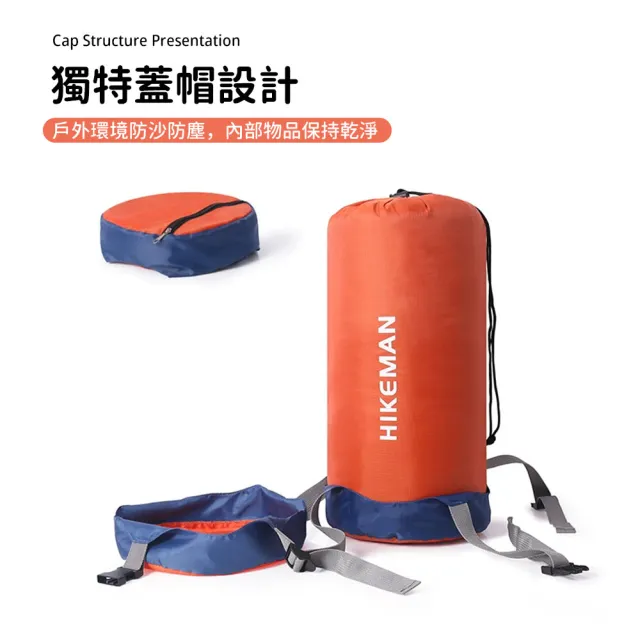 【AMKE】戶外便攜睡袋 登山露營睡袋 壓縮收納袋 輕量防水防風睡袋 耐磨保暖睡袋 成人旅行野營睡袋
