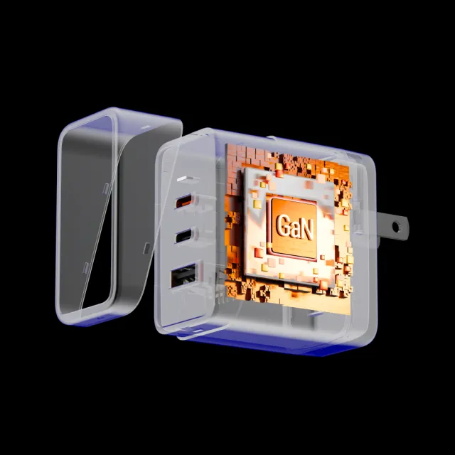 【ATEN】65W 3孔氮化嫁 GaN 快速充電器 (UP365)