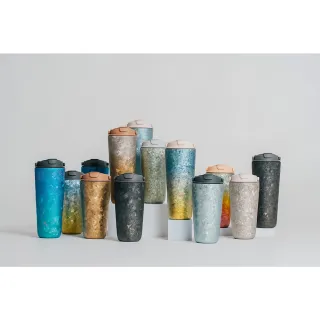 【Titanium 鈦造】純鈦跳跳杯 晶鈦系列-羽霧銀 800ml(鈦保溫杯 保溫瓶 台灣鈦杯 鈦金屬 環保杯)