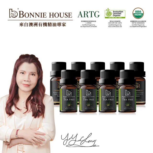 BonnieHouse有機玫瑰天竺葵護女專案