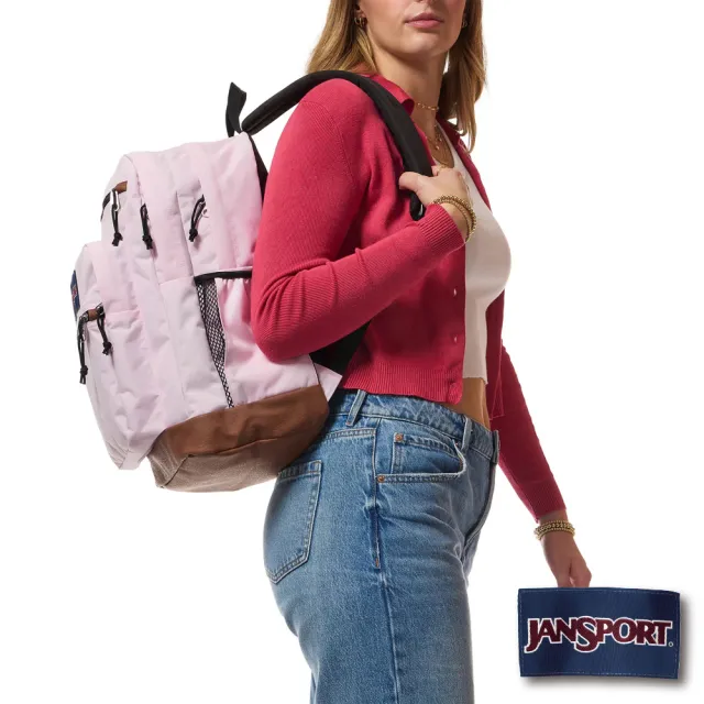 【JANSPORT】雙11 COOL STUDENT 校園系列後背包(冰晶粉)