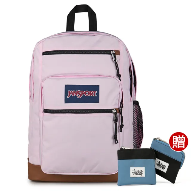 【JANSPORT】COOL STUDENT 校園系列後背包(冰晶粉)