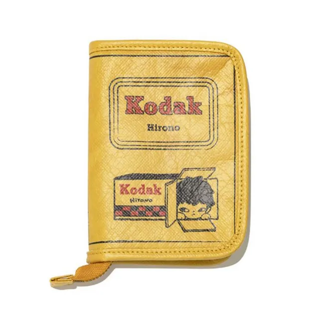 【KODAK Apparel】柯達 男女同款 零錢包 / KODAK X Hirono杜邦紙印花皮夾 共2色 / KB626001IVR KB626001YLW