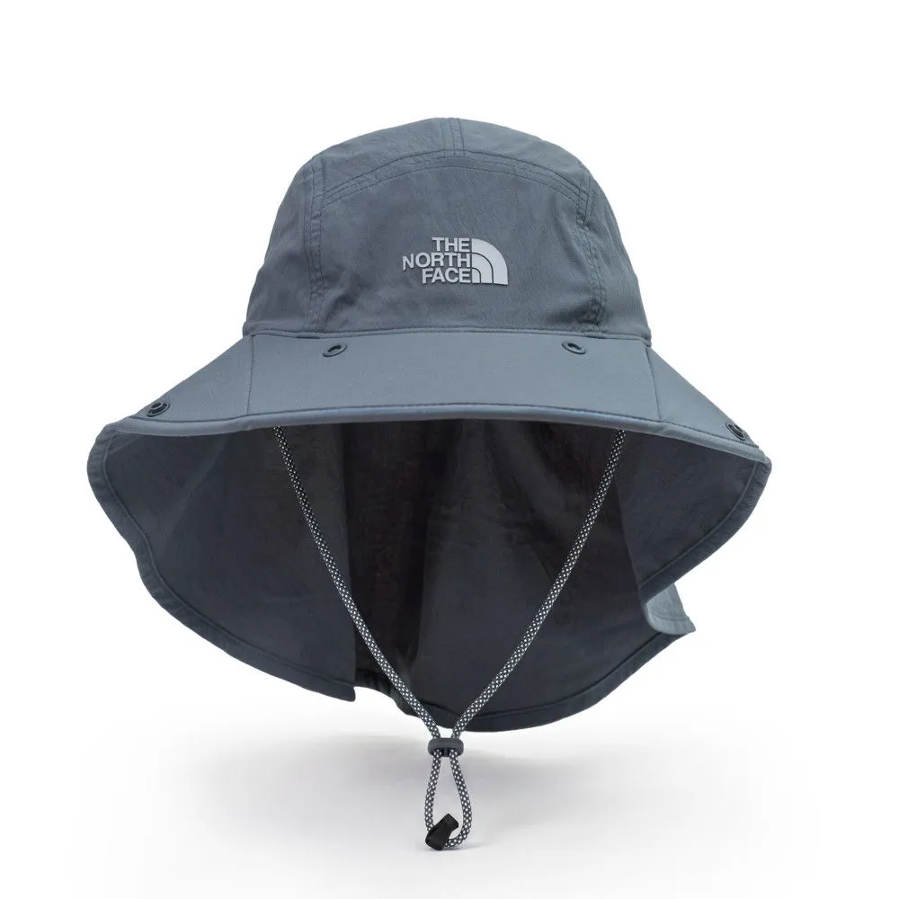 【The North Face】TNF 休閒 多功可折疊漁夫帽 CLASS V CONVERTIBLE SUNSHIELD 男 女 藍 (NF0A8EPX0U3)