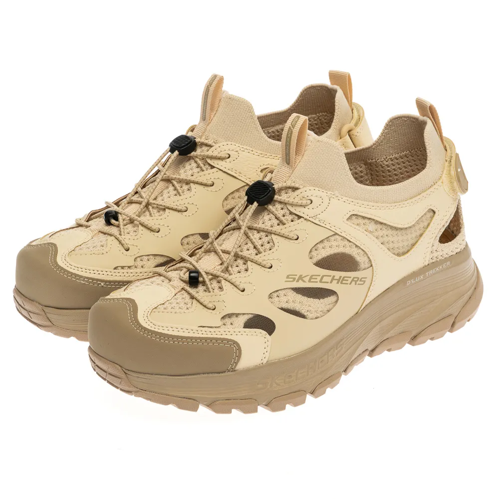 【SKECHERS】男鞋 戶外越野系列 拖鞋 涼鞋 瞬穿舒適科技 D LUX TREKKER SANDAL(237639SAND)