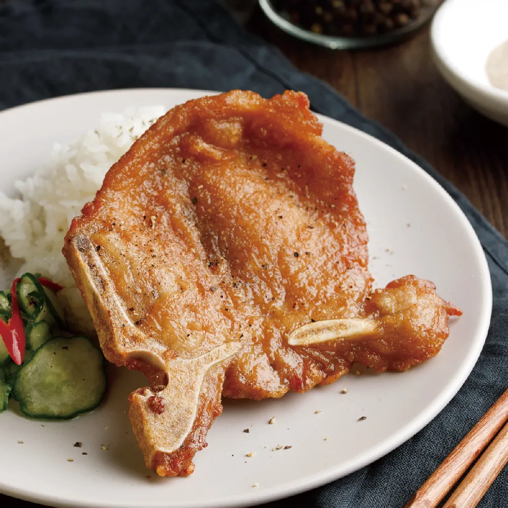 【台畜】經典香酥炸排骨18片組＋加贈2片(90g/片)