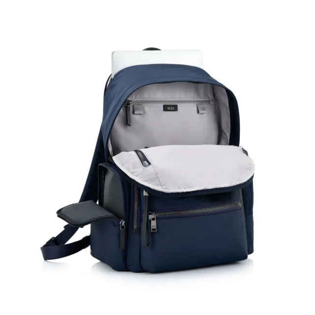 【TUMI】Voyageur Celina 15 吋筆電都會時尚後背包 - 墨/黑