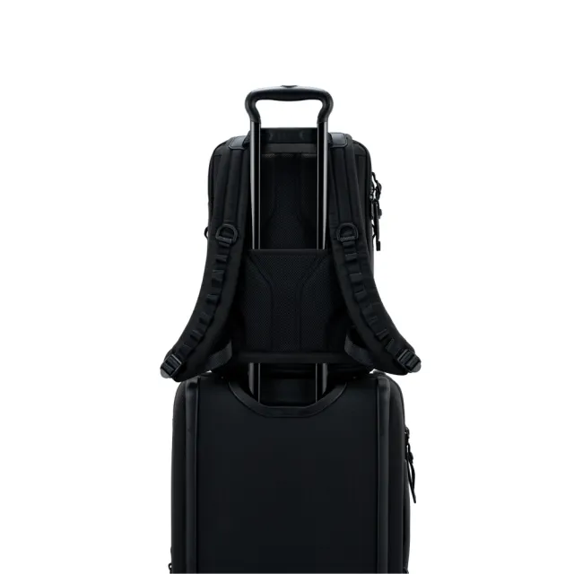 【TUMI】Alpha Bravo Dynamic 彈道尼龍商務休閒後背包 - 灰藍
