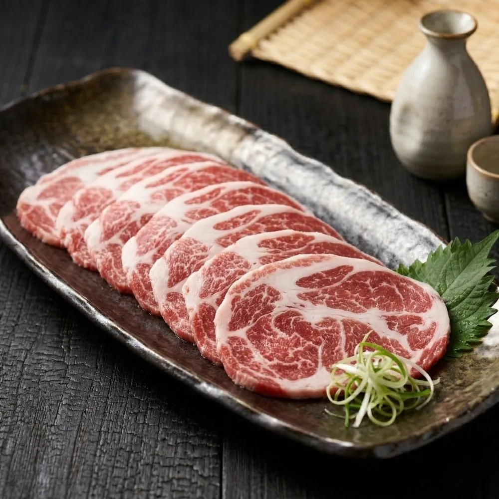 【日日鮮】金鑽老饕特級豬梅花肉片*1包組 (200g±10%) 燒烤豬肉片 居家燒烤 火鍋肉片