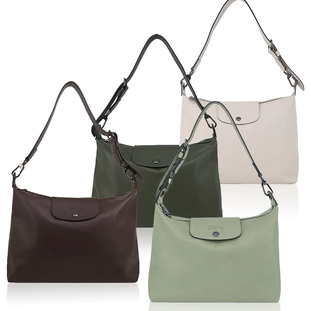 【LONGCHAMP】Le Pliage Xtra M Hobo半月形單肩包(多色) 