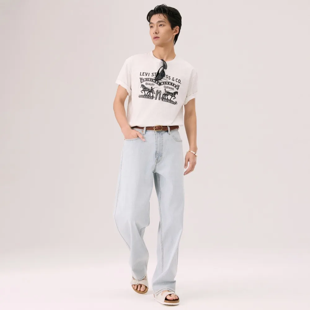 【LEVIS】578™ Baggy 中腰牛仔寬褲 Cool 系列 涼感牛仔褲 男生牛仔褲 人氣新品 A4750-0158
