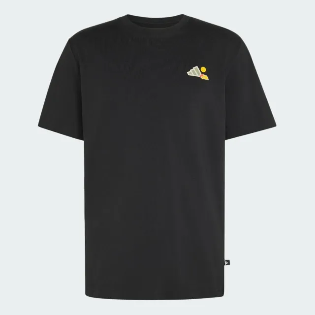 【adidas 愛迪達】短袖上衣 男 M CAMPER G T 黑 KS2518
