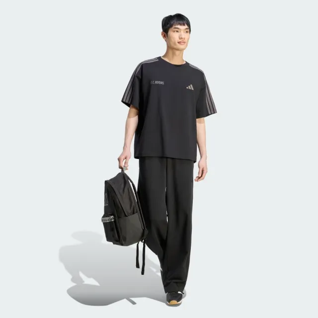 【adidas 愛迪達】短袖上衣 男 亞規 ST KN SS JSY 黑 KX2821