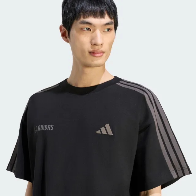 【adidas 愛迪達】短袖上衣 男 亞規 ST KN SS JSY 黑 KX2821