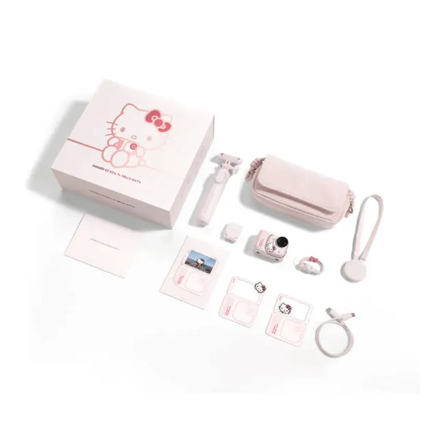 【Insta360】GO Ultra Hello Kitty 限定版＋SanDisk 128G記憶卡組(公司貨)