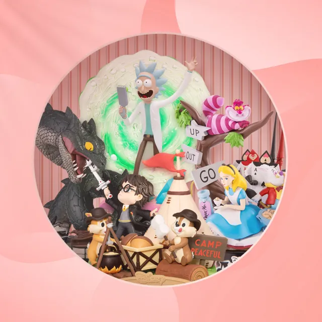 【Beast Kingdom 野獸國】夢精選 人氣動畫場景雕像 (多款任選)