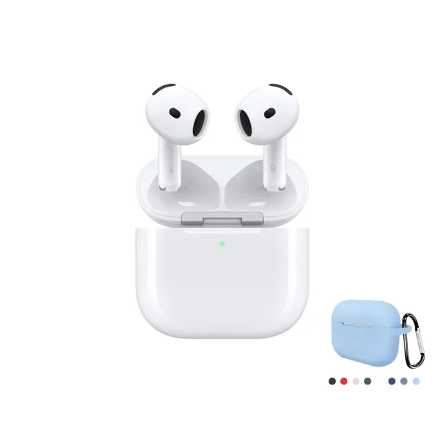 保護套+掛鉤組【Apple】AirPods 4(主動式降噪款)