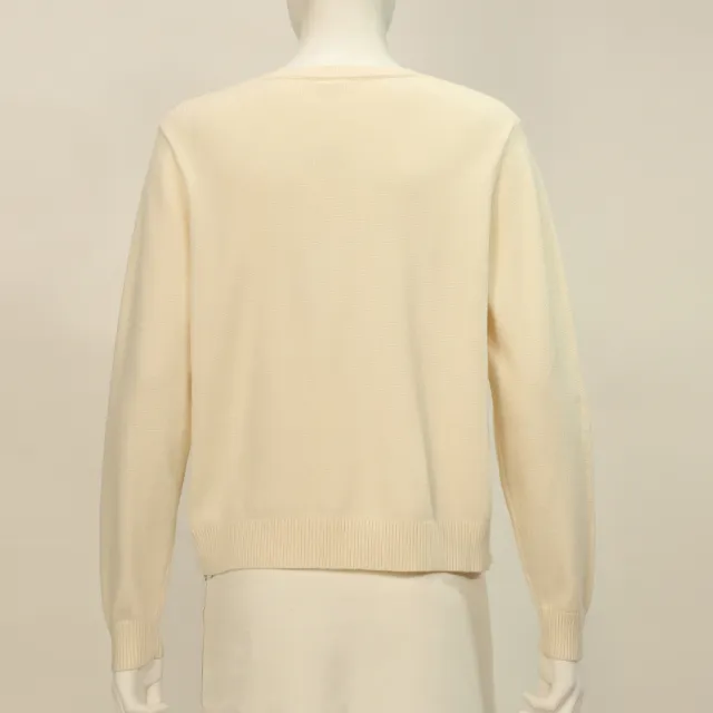 【ILEY 伊蕾】毛茸茸提織縲縈針織上衣(杏；M-XL；1254265006)