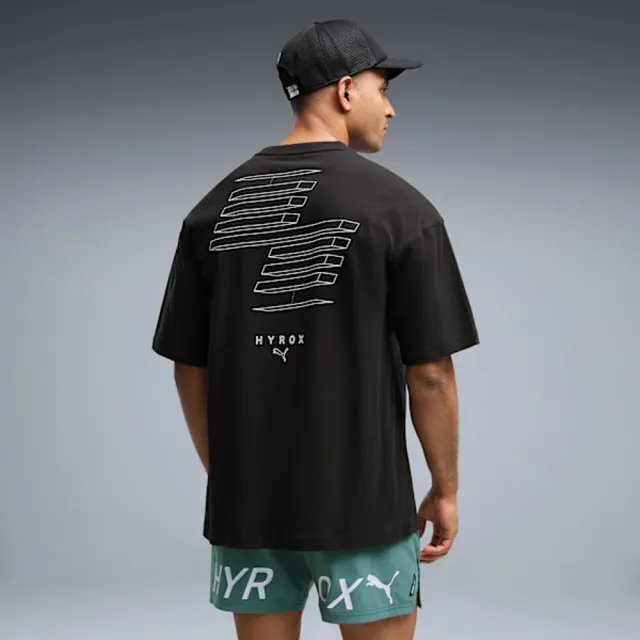 【PUMA】短袖上衣 男 歐規 HYROX Lifestyle 黑 52923201