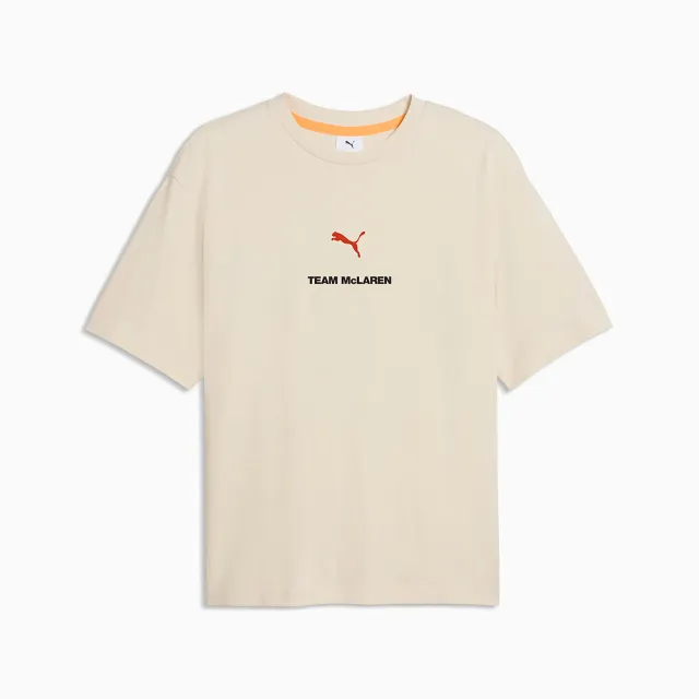 【PUMA】短袖上衣 男 麥拉倫 歐規 Racing 米 63782806