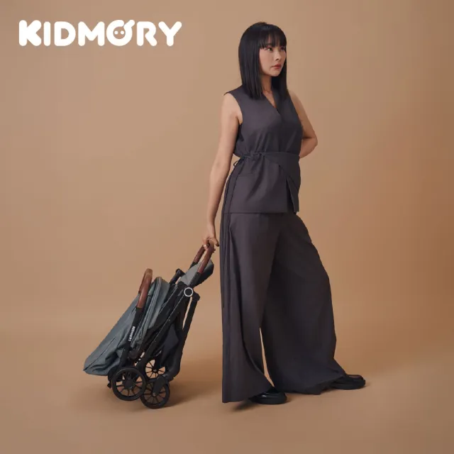 【KIDMORY】ZipGO 閃躍瞬收嬰兒推車 KM-699 (一鍵閃收車 磁吸安全帶 超大置物空間)