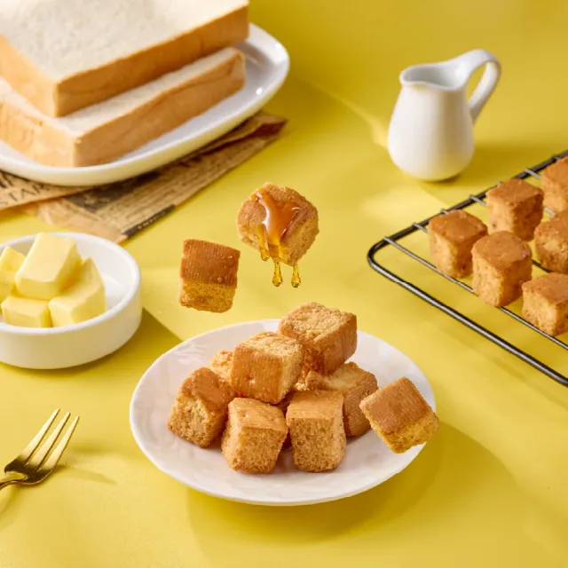 【華元】乳司客 Rusk 鹽奶油 焦糖口味 80g 韓國原裝進口 吐司餅乾 麵包餅乾 零食