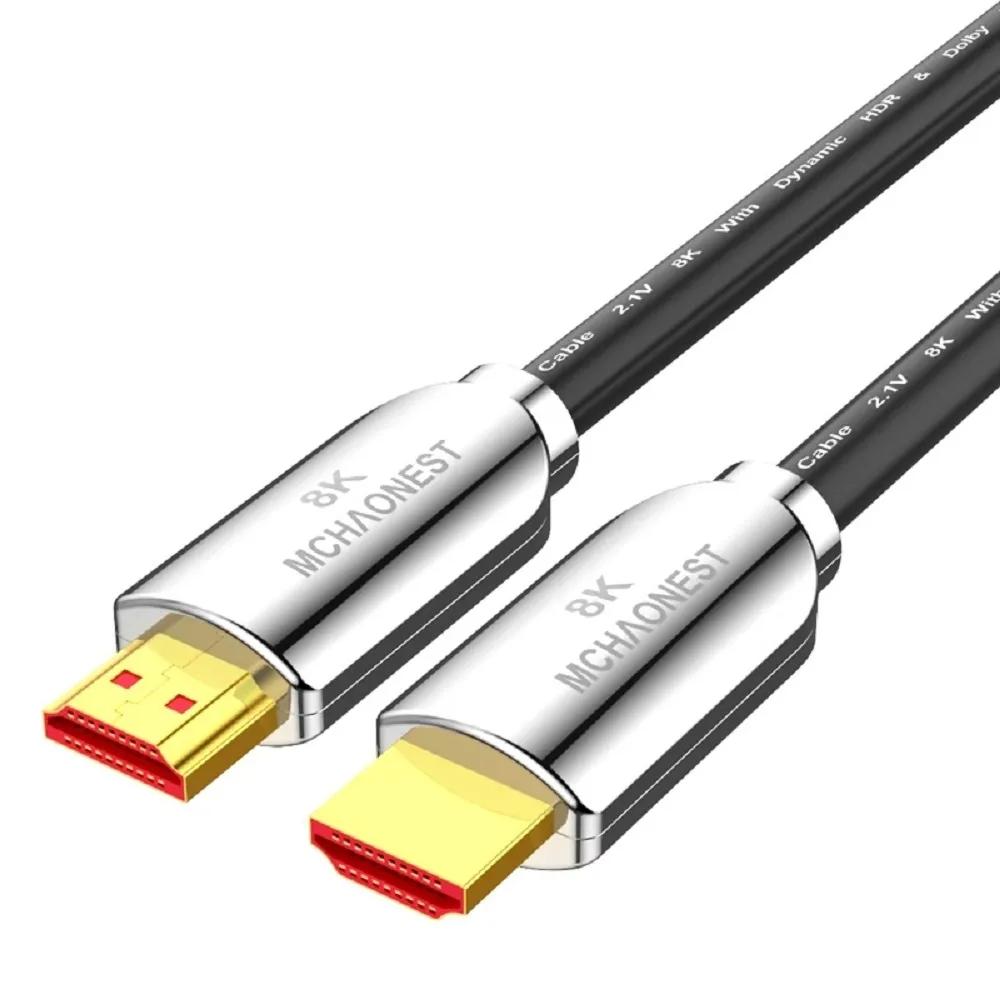 【MCHAONEST】2.1版 8K HDMI 15米旗艦單晶銅鍍銀(黑曼系列)