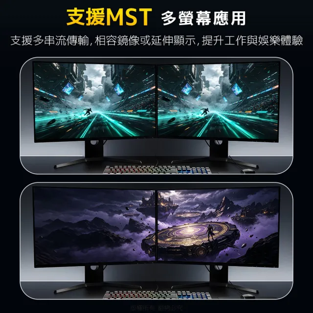 【aibo】DisplayPort DP2.1 16K 80G高畫質電競影音傳輸線-2M