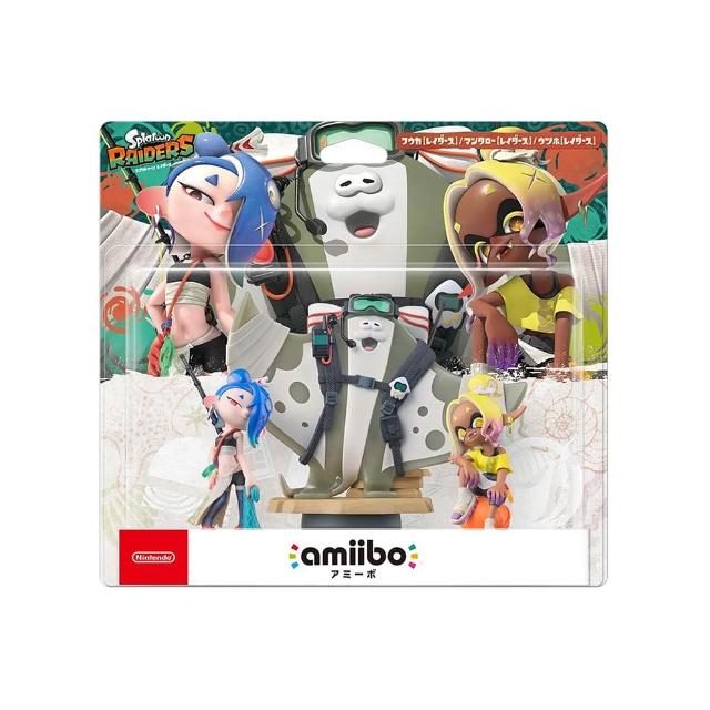 【Nintendo 任天堂】預購 7/23上市★amiibo 魚漿幫塗擊隊套組(斯普拉遁系列)