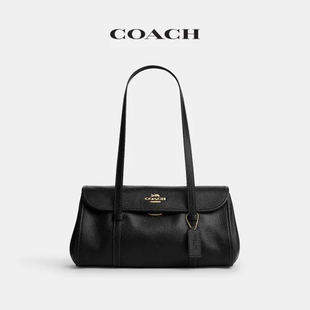 【COACH】蔻馳官方直營 BRIDGET 翻蓋單肩手袋 單肩包 肩背包-2色任選(CDB04)
