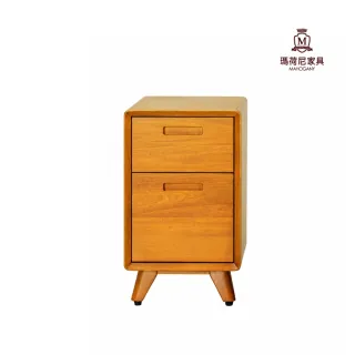 【Mahogany 瑪荷尼家具】免組裝 35X45X58 微風活動化妝櫃MYR-C 全原木桃花心木 收納櫃 M1-BV26(90)KD-B